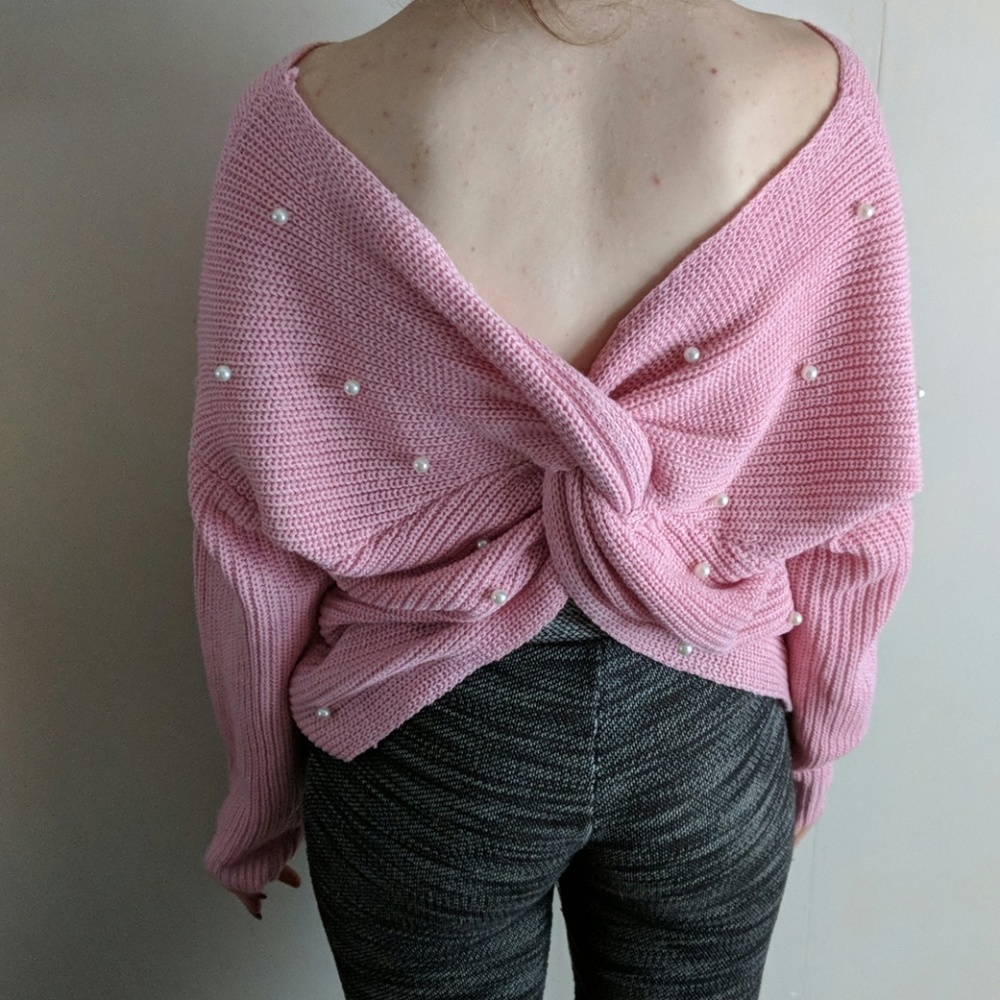 Pink sweater